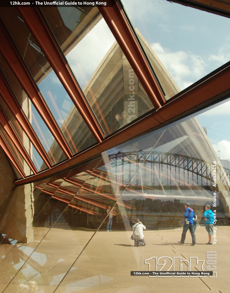 Sydney Opera House & Sydney Harbour Bridge reflected