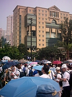 view of Hong Kong Central Library from Victoria Park