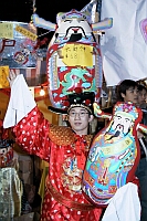 Chinese New Year Eve flower market