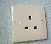 Hong Kong electrical 200-VAC outlet